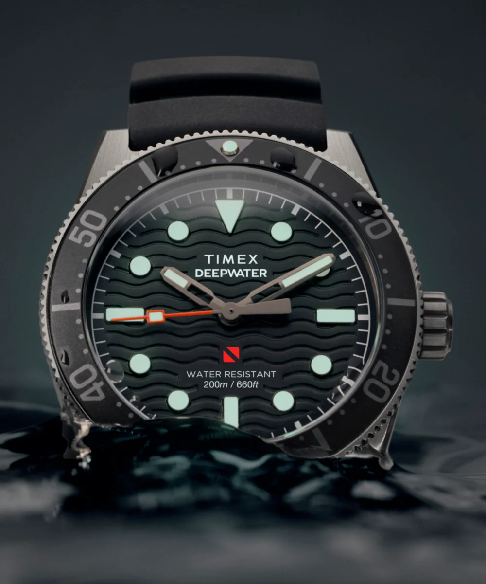 Deepwater Reef 200 41mm Synthetic Rubber Strap Watch - Image 10