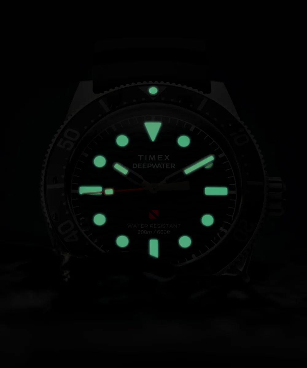 Deepwater Reef 200 41mm Synthetic Rubber Strap Watch - Image 11