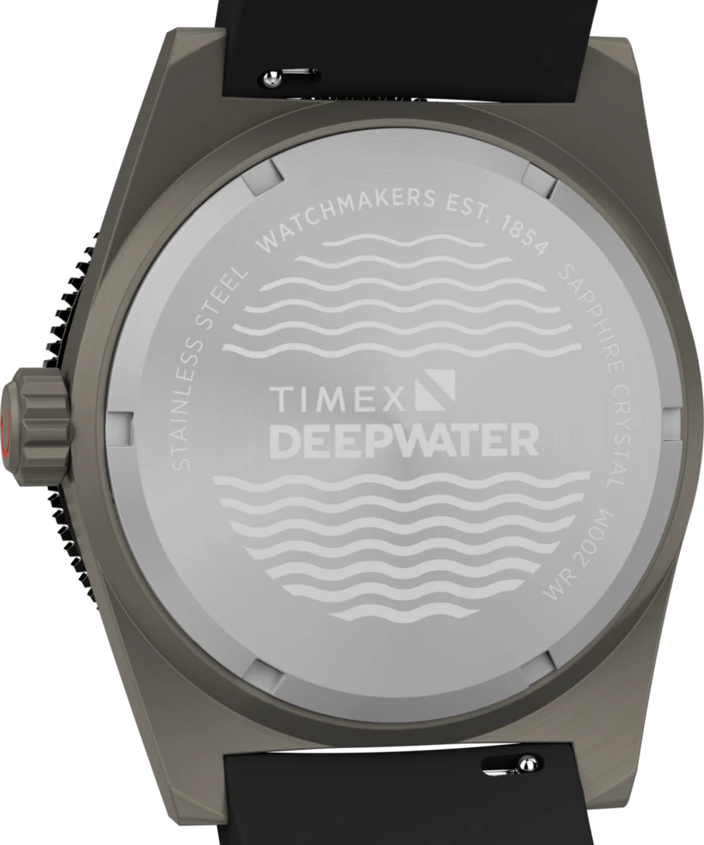Deepwater Reef 200 41mm Synthetic Rubber Strap Watch - Image 6