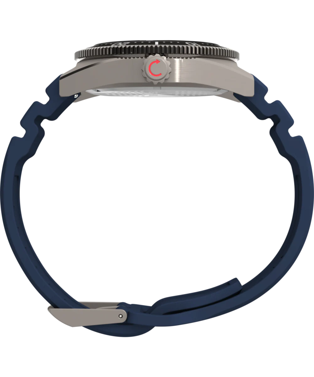 Deepwater Reef 200 GMT 41mm Synthetic Rubber Strap Watch - Image 3