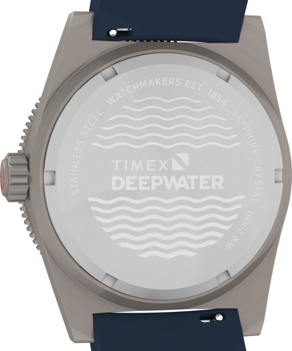 Deepwater Reef 200 GMT 41mm Synthetic Rubber Strap Watch - Image 5