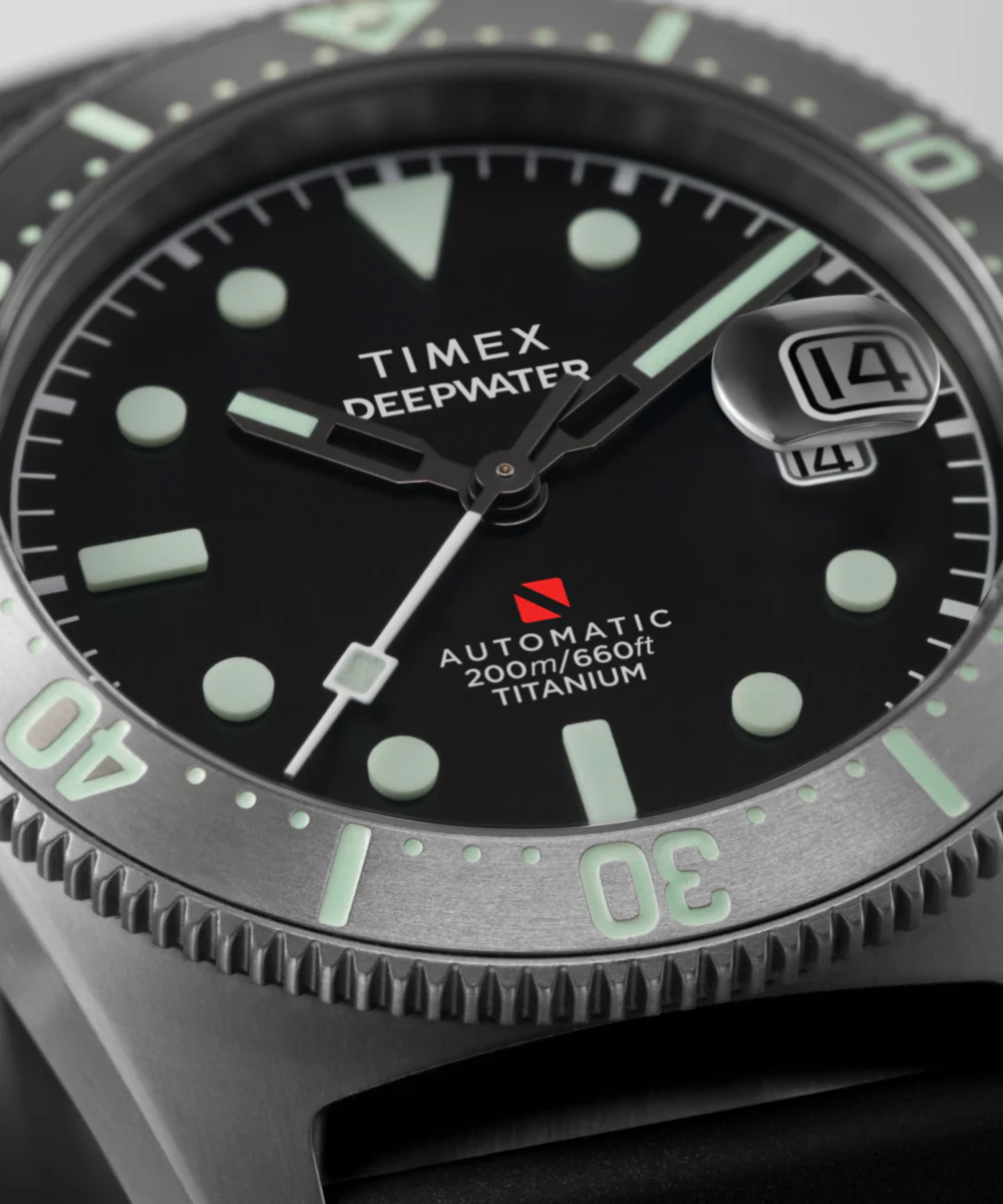 Deepwater Reef 200 Titanium Automatic 41mm Synthetic Rubber Strap Watch - Image 10