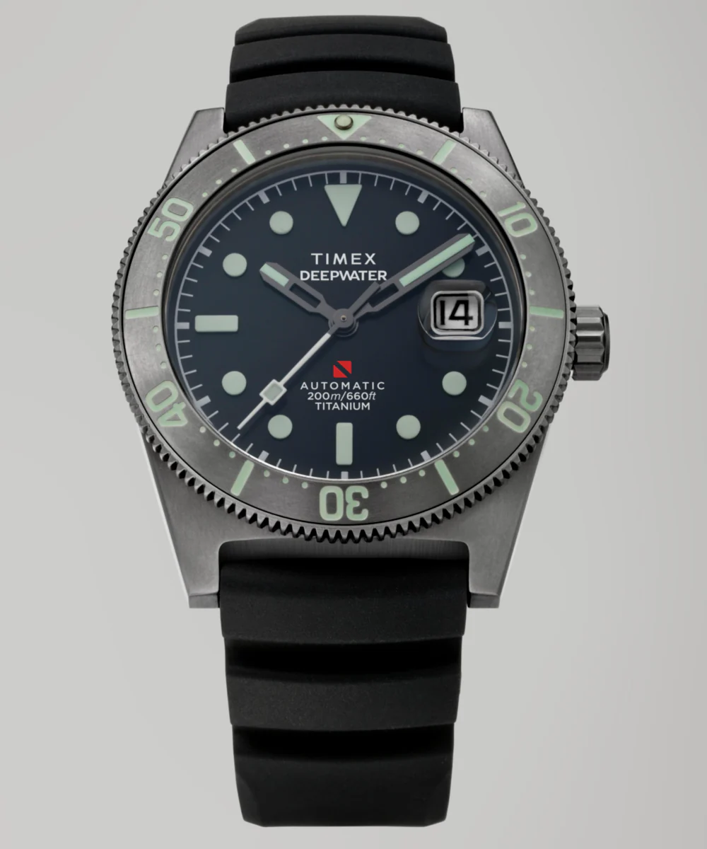 Deepwater Reef 200 Titanium Automatic 41mm Synthetic Rubber Strap Watch - Image 11