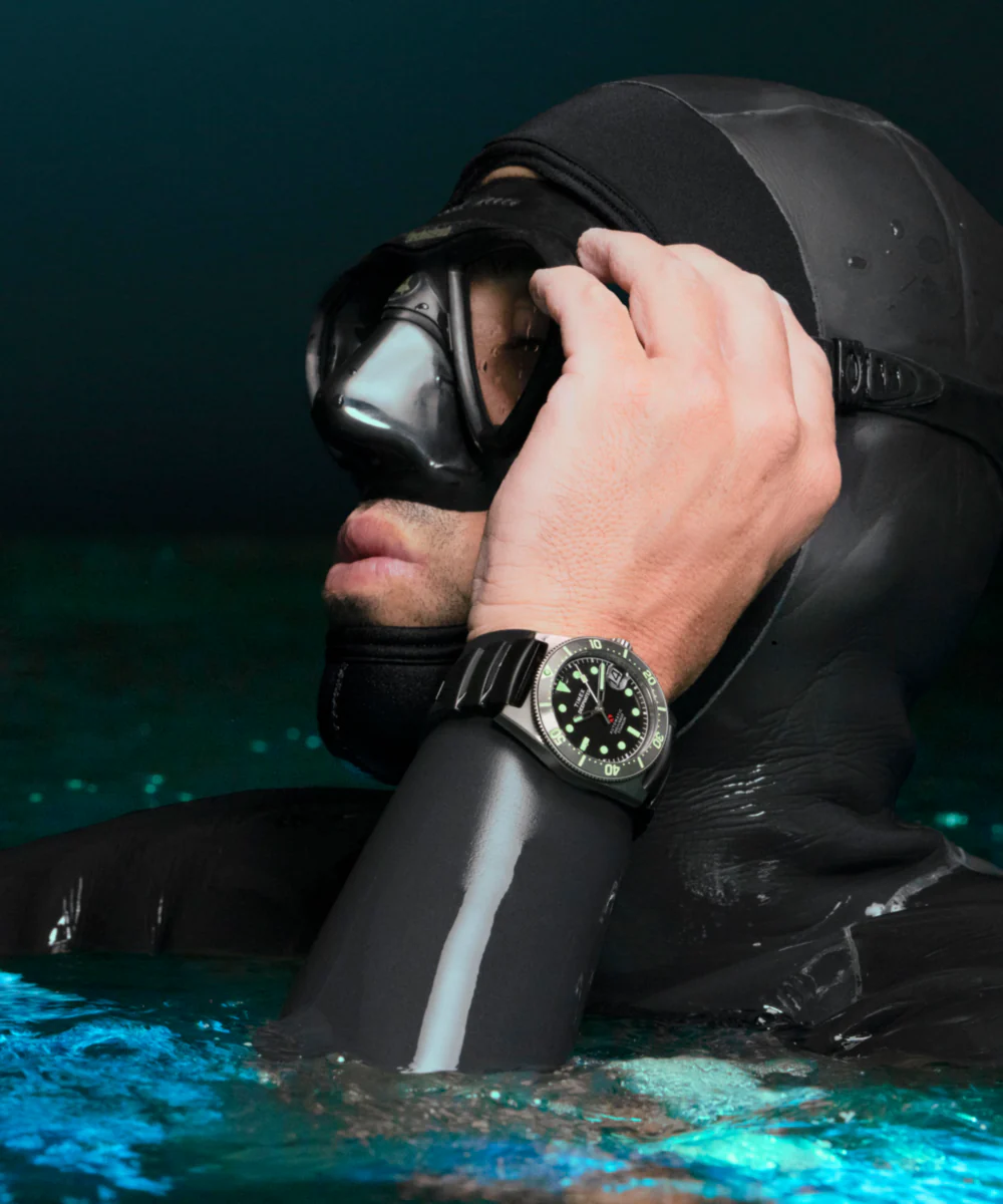 Deepwater Reef 200 Titanium Automatic 41mm Synthetic Rubber Strap Watch - Image 12