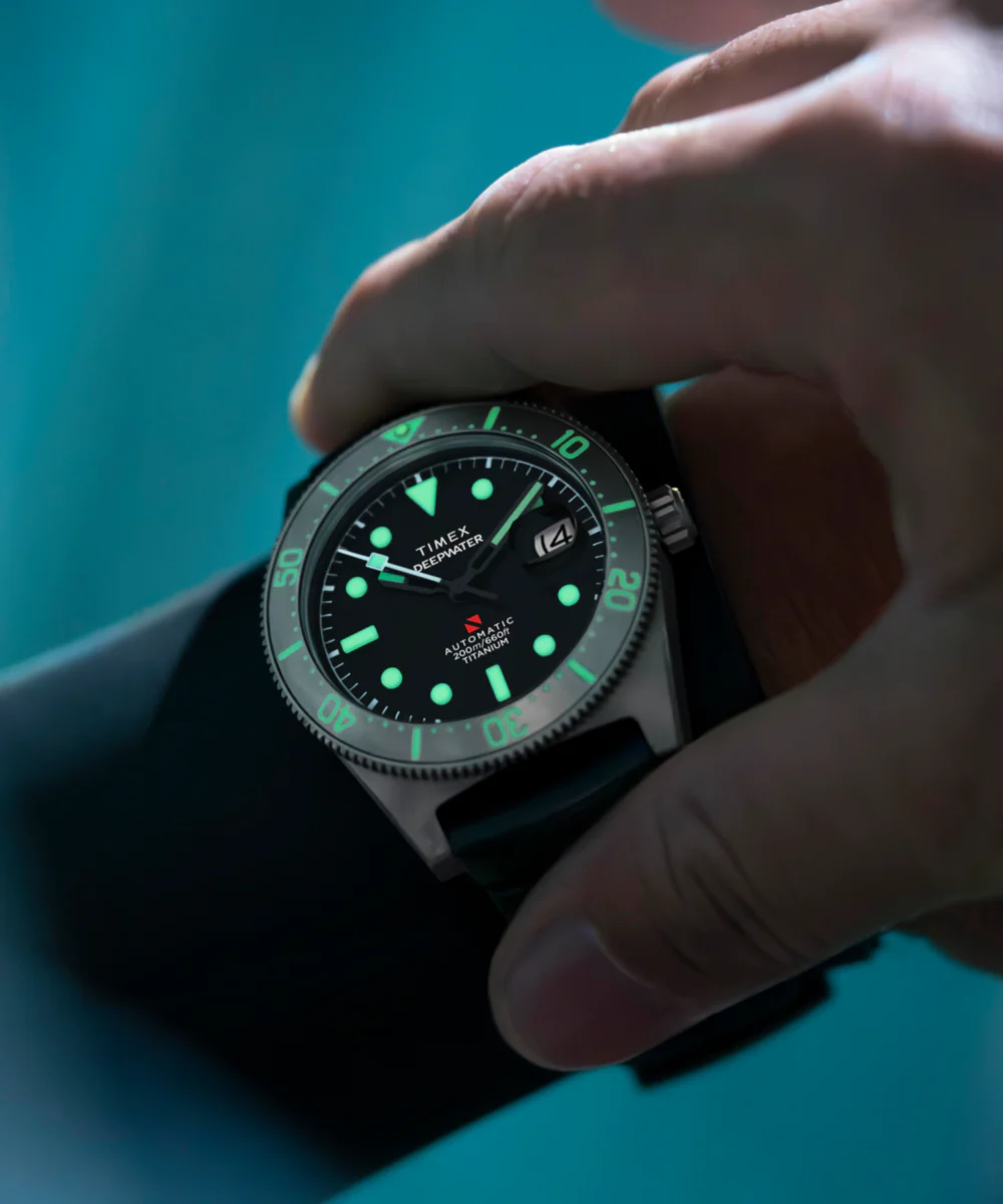 Deepwater Reef 200 Titanium Automatic 41mm Synthetic Rubber Strap Watch - Image 4