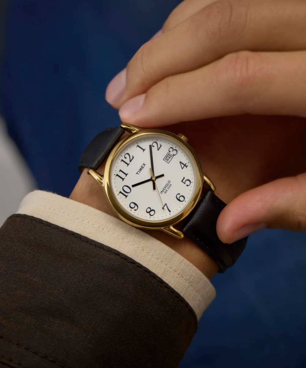 Easy Reader 35mm Leather Strap Watch - Image 3