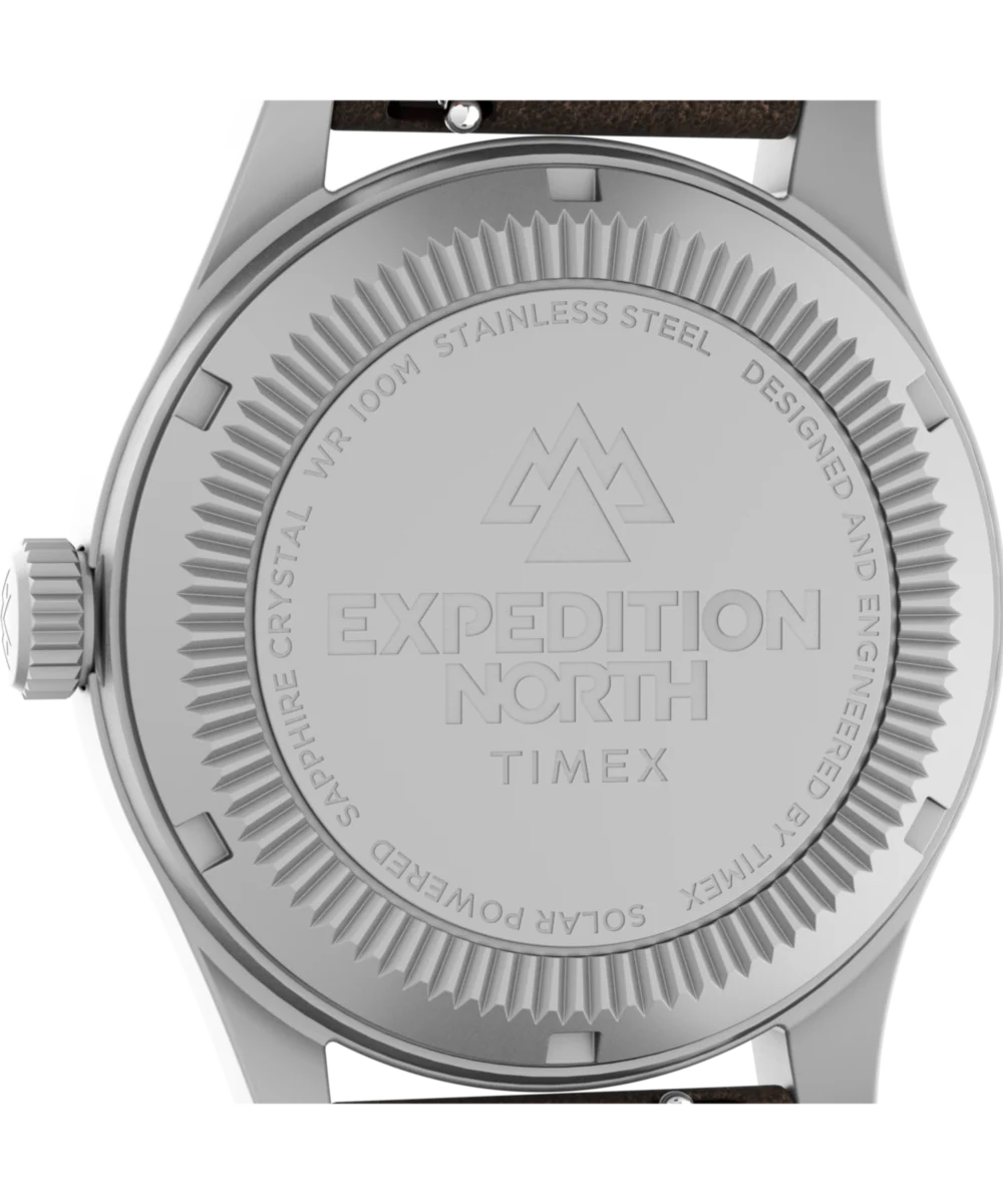 Expedition Field Solar 36mm Eco-Friendly Leather Strap Watch - Image 4