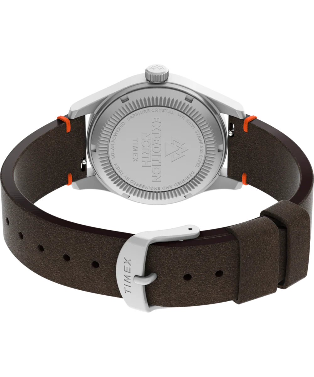 Expedition Field Solar 36mm Eco-Friendly Leather Strap Watch - Image 5