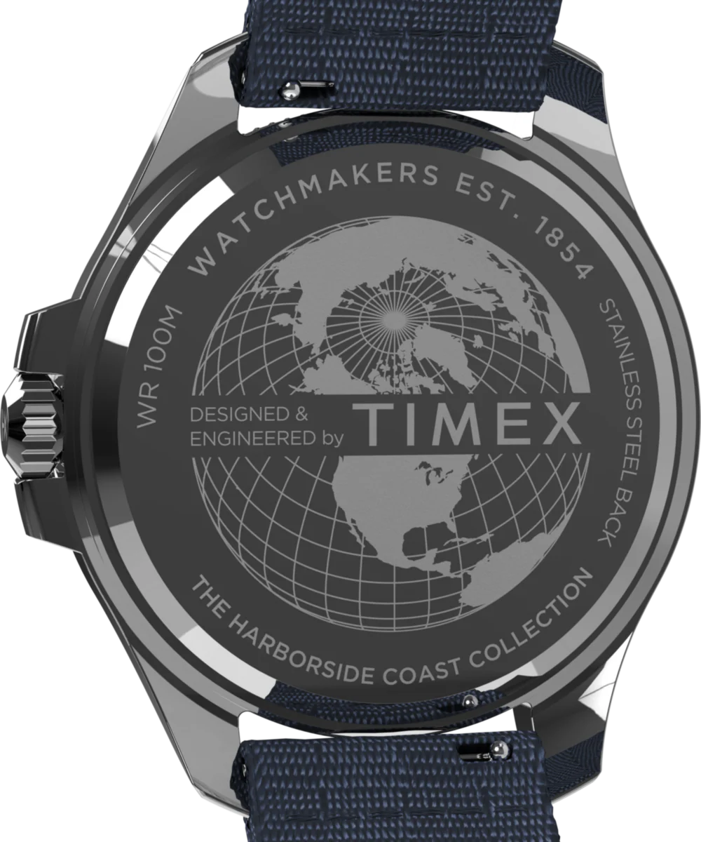 Harborside Coast 44mm Recycled Fabric Strap Watch  - Image 4