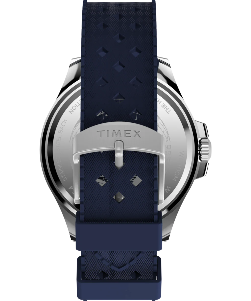 Harborside Coast 44mm Synthetic Rubber Strap Watch - Image 4