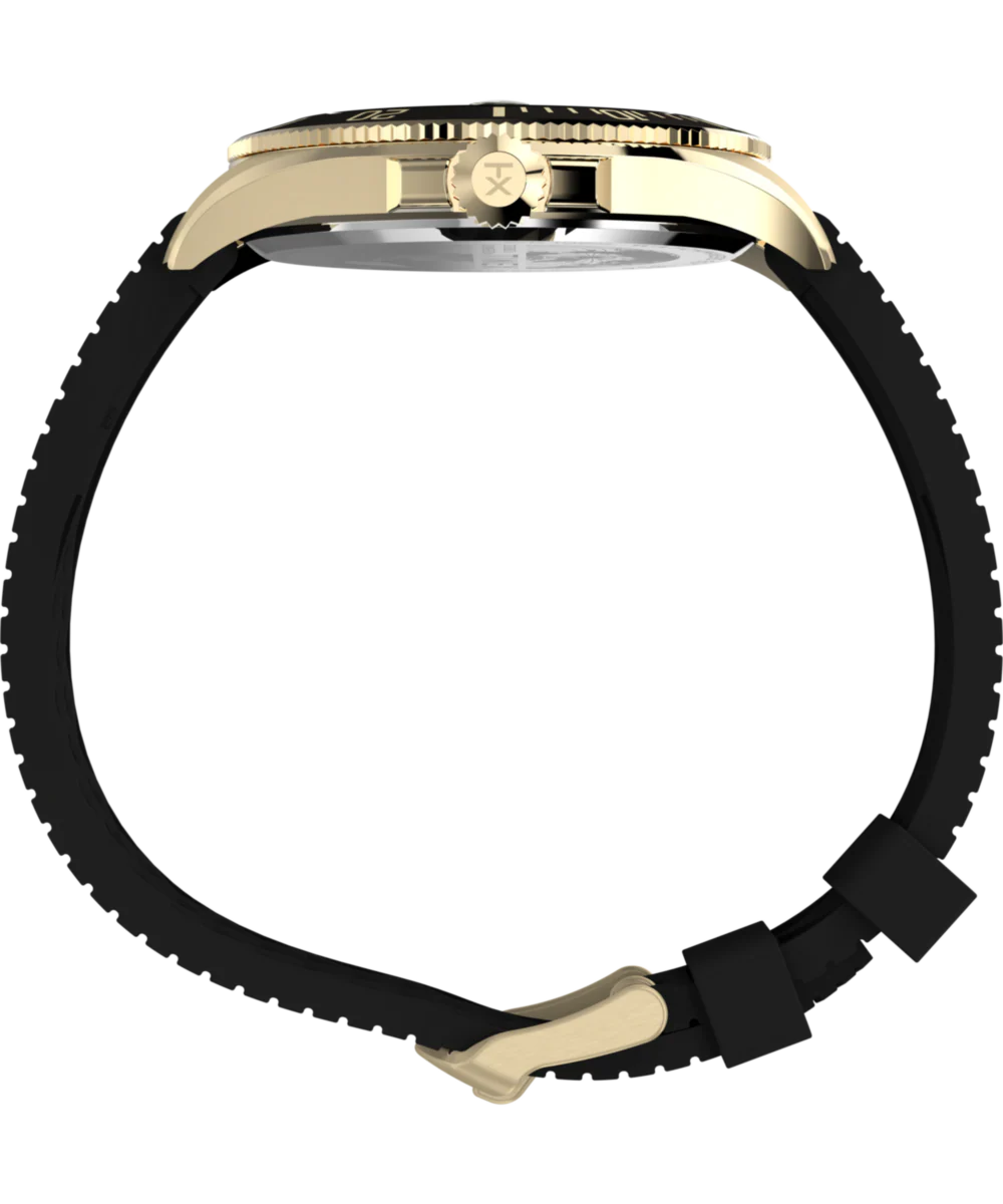 Harborside Coast 44mm Synthetic Rubber Strap Watch - Image 3