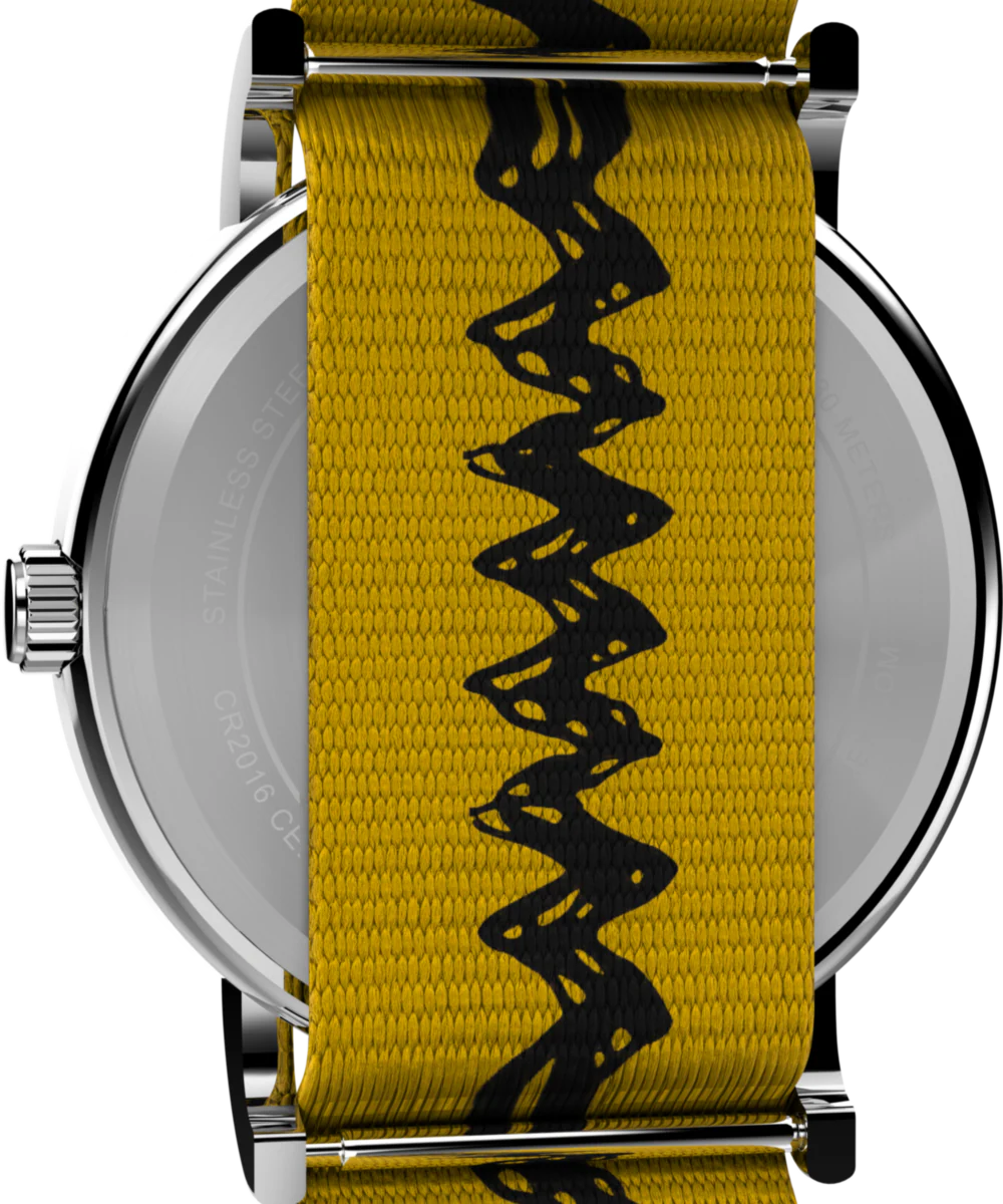 Peanuts® x Timex Charlie Brown 38mm Fabric Strap Watch - Image 4