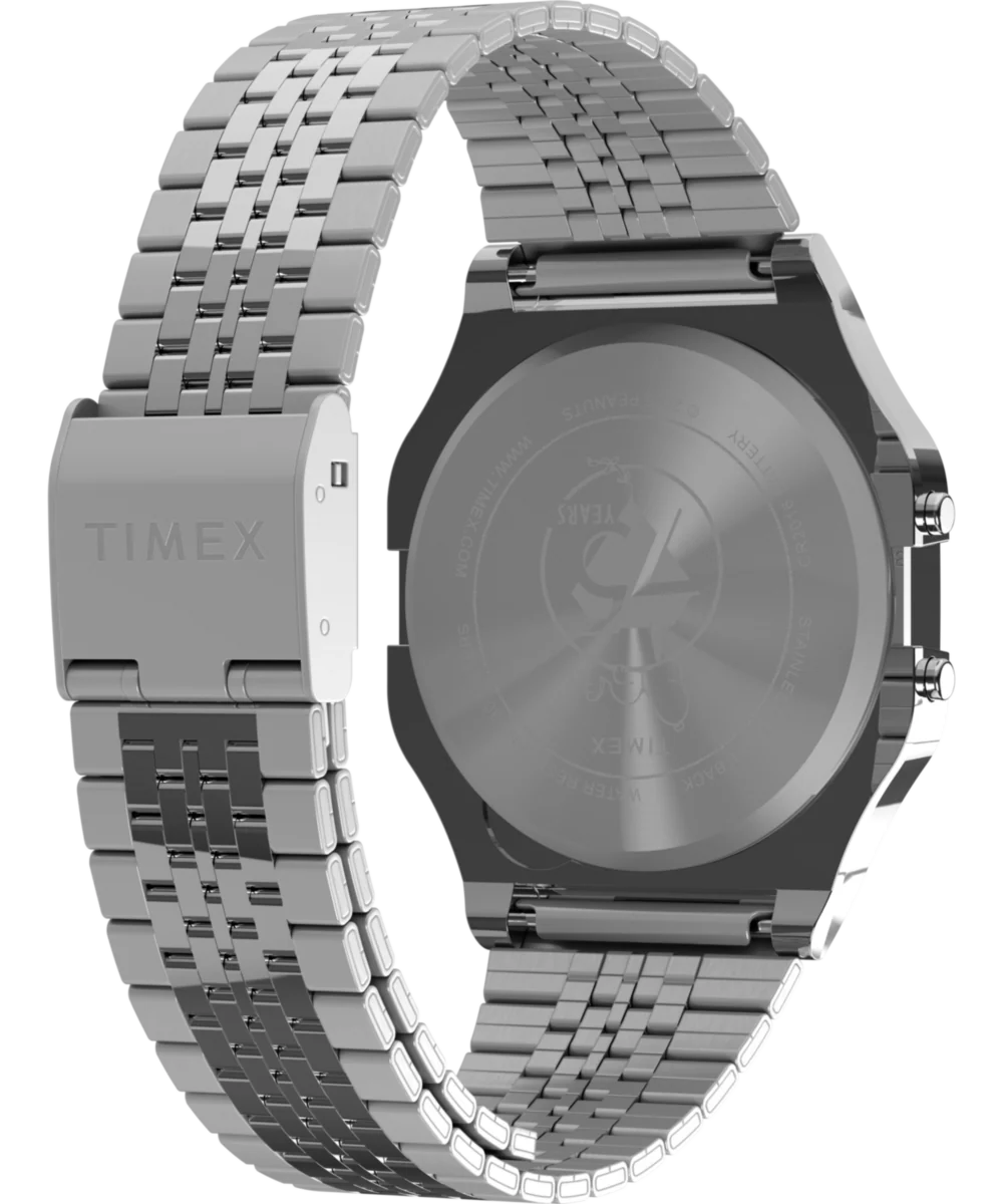 Peanuts® x Timex T80 75th Anniversary Edition 34mm Stainless Steel Bracelet Watch - Image 6