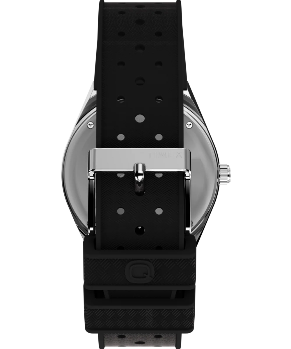 Q Timex® GMT 38mm Synthetic Rubber Strap Watch - Image 4