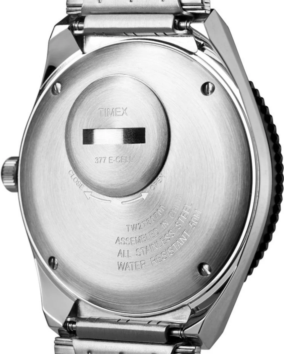 Q Timex Reissue 38mm Stainless Steel Bracelet Watch - Image 4