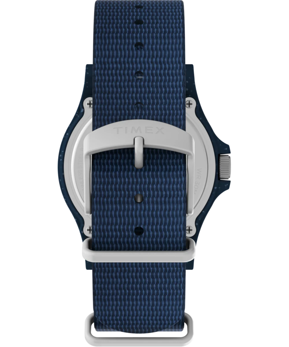 Reclaim Ocean 40mm Recycled Fabric Strap Watch - Image 3