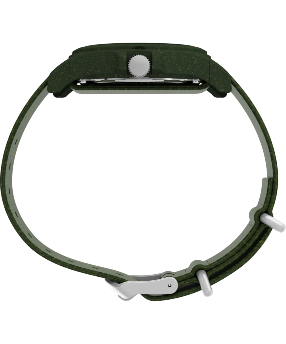 Reclaim Ocean 40mm Recycled Fabric Strap Watch - Image 5