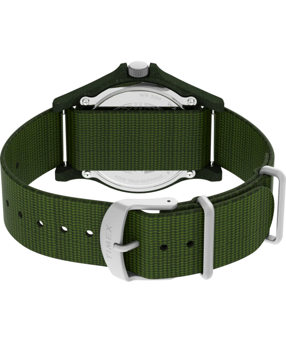 Reclaim Ocean 40mm Recycled Fabric Strap Watch - Image 8