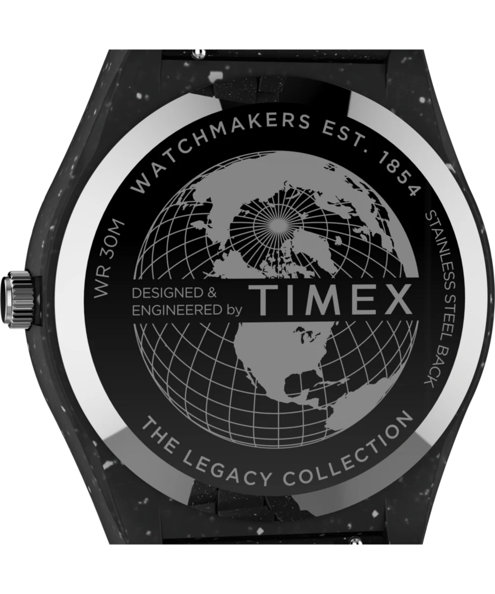 Timex Legacy Ocean 42mm Recycled Plastic Bracelet Watch - Image 4