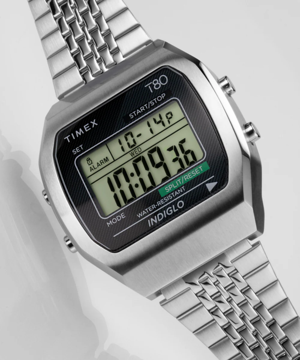 Timex T80 Steel 36mm Stainless Steel Bracelet Watch - Image 6