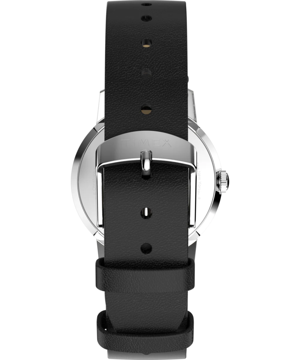 Timex | The New Yorker Marlin® Hand-Wound 34mm Leather Strap Watch - Image 3