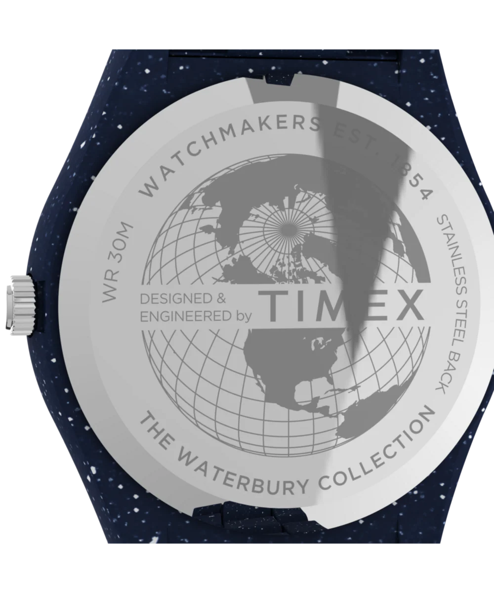 Waste More Time Watch Timex Legacy Ocean 42mm with Recycled Plastic Bracelet - Image 4