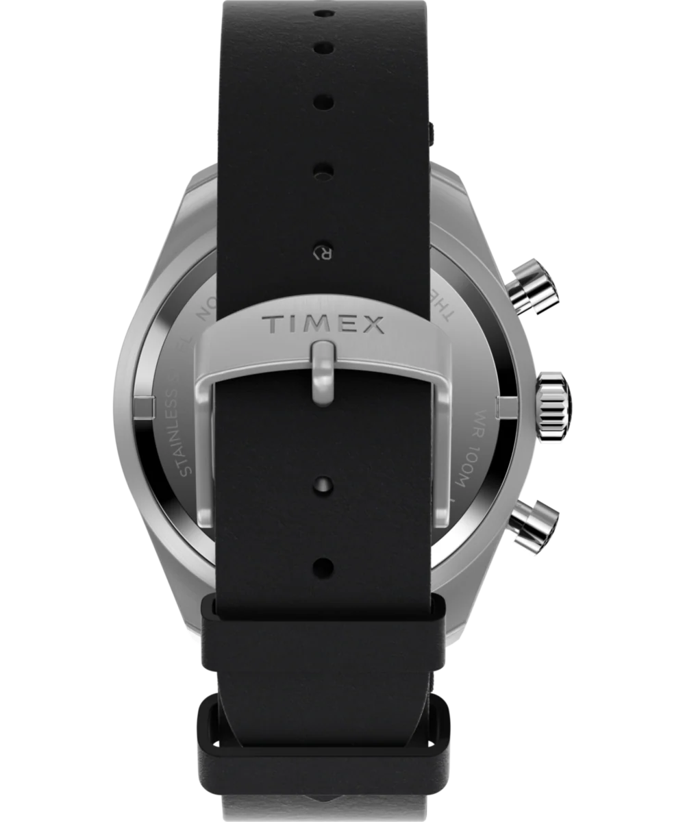 Waterbury Chronograph 41mm Leather Strap Watch - Image 3