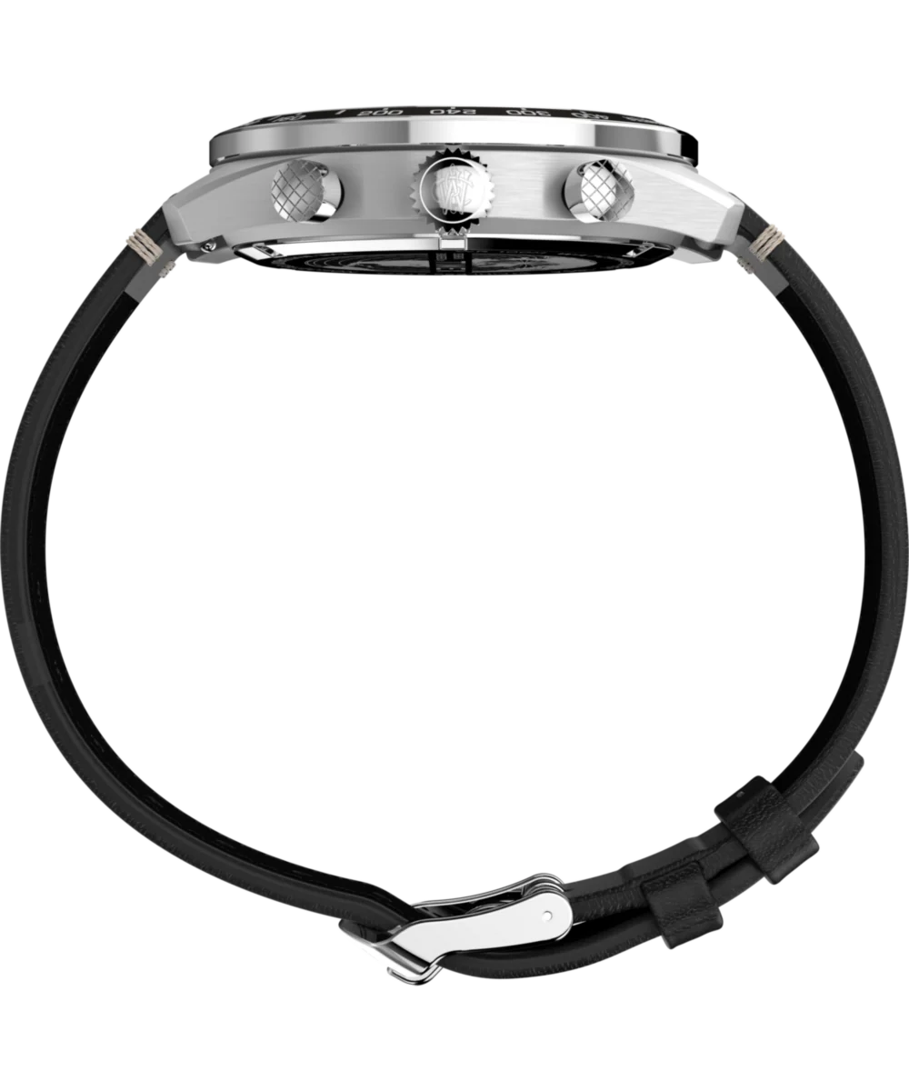 Waterbury Traditional Chronograph 41mm Leather Strap Watch - Image 4