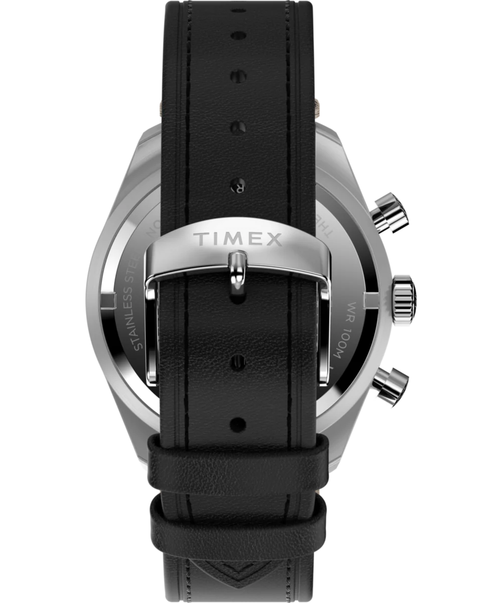 Waterbury Traditional Chronograph 41mm Leather Strap Watch - Image 5