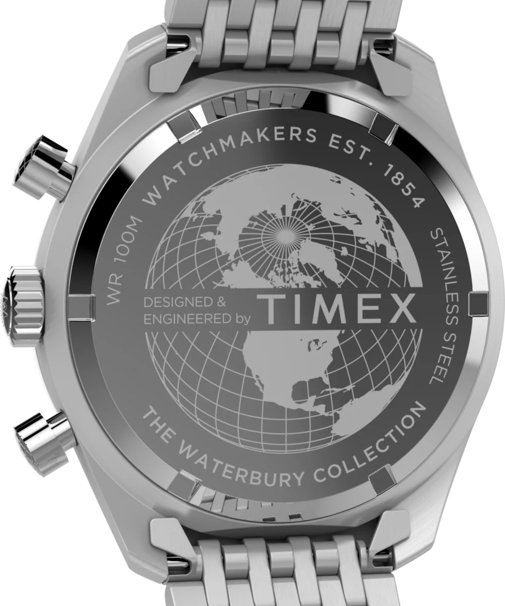 Waterbury Traditional Chronograph 41mm Stainless Steel Bracelet Watch - Image 6