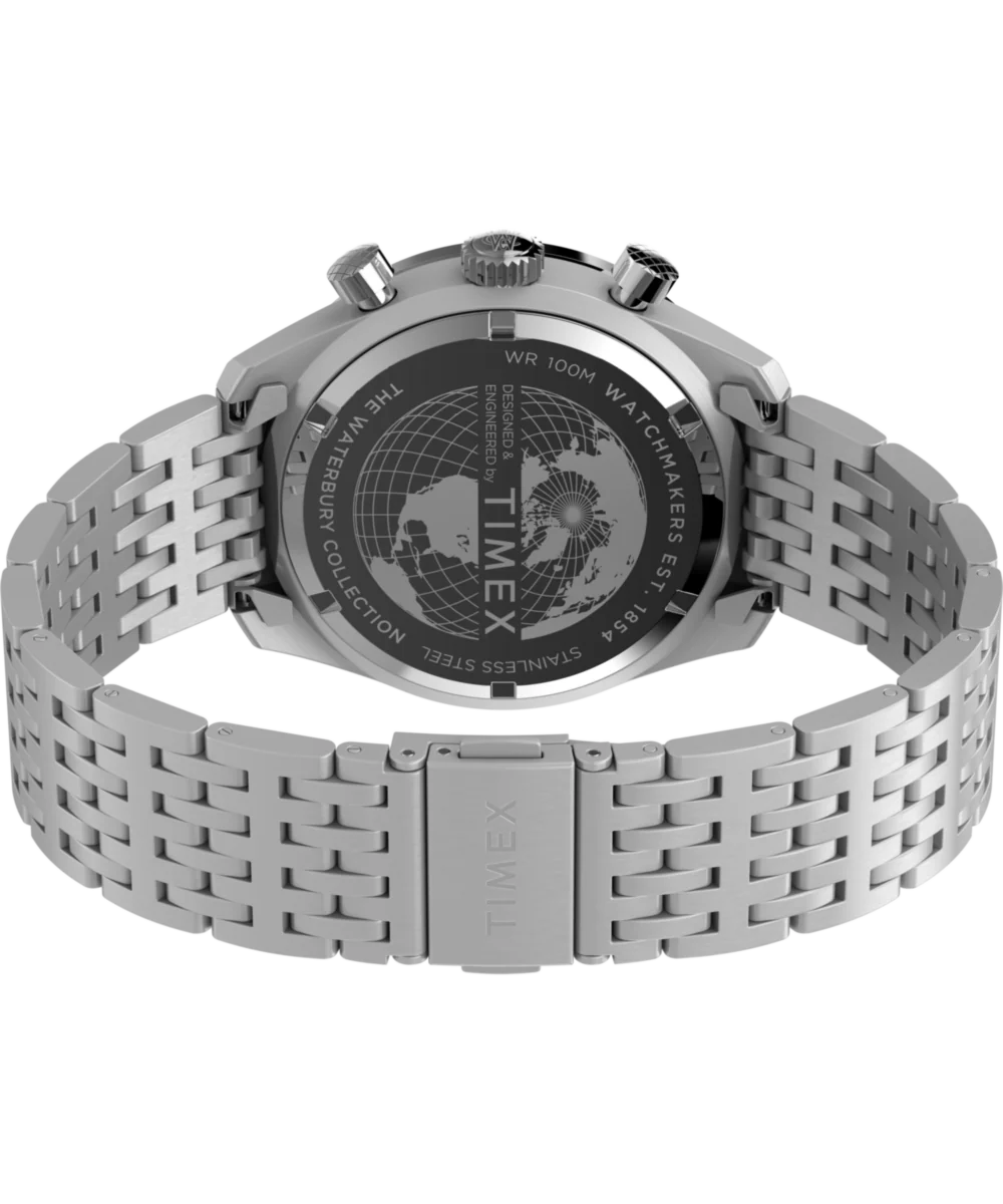 Waterbury Traditional Chronograph 41mm Stainless Steel Bracelet Watch - Image 7